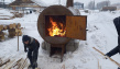 Печь для сжигания обрези, горбыля и мусора