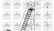 Лестницы-стремянки передвижные алюминиевые с площадками СПА-1,0 и выше