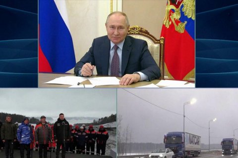 Движение на автомобильной дороге М-12 "Восток" было открыто при участии президента России Владимира Путина